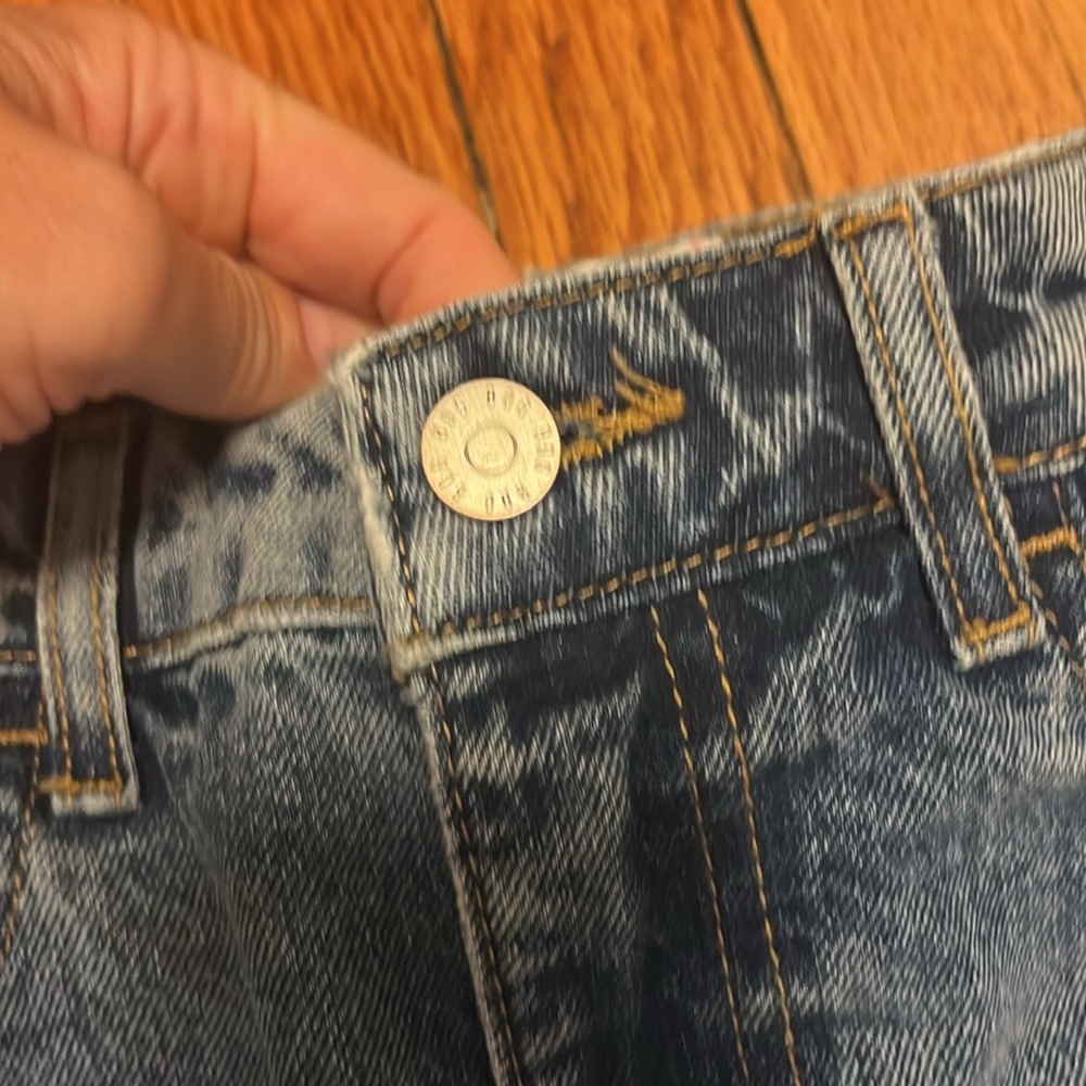BDG Blue Denim Maxi Skirt Size Medium - Picture 5 of 6